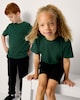 image 1 of F&F School Unisex 2-Pack Pure Cotton T-Shirts in Green