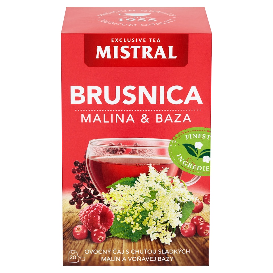 image 1 of Mistral Cranberry, Raspberry & Elderberry Fruit Tea 40 g