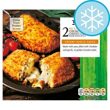 Tesco Meat Free 2 Chicken Style Cheesy Garlic Kievs 250G