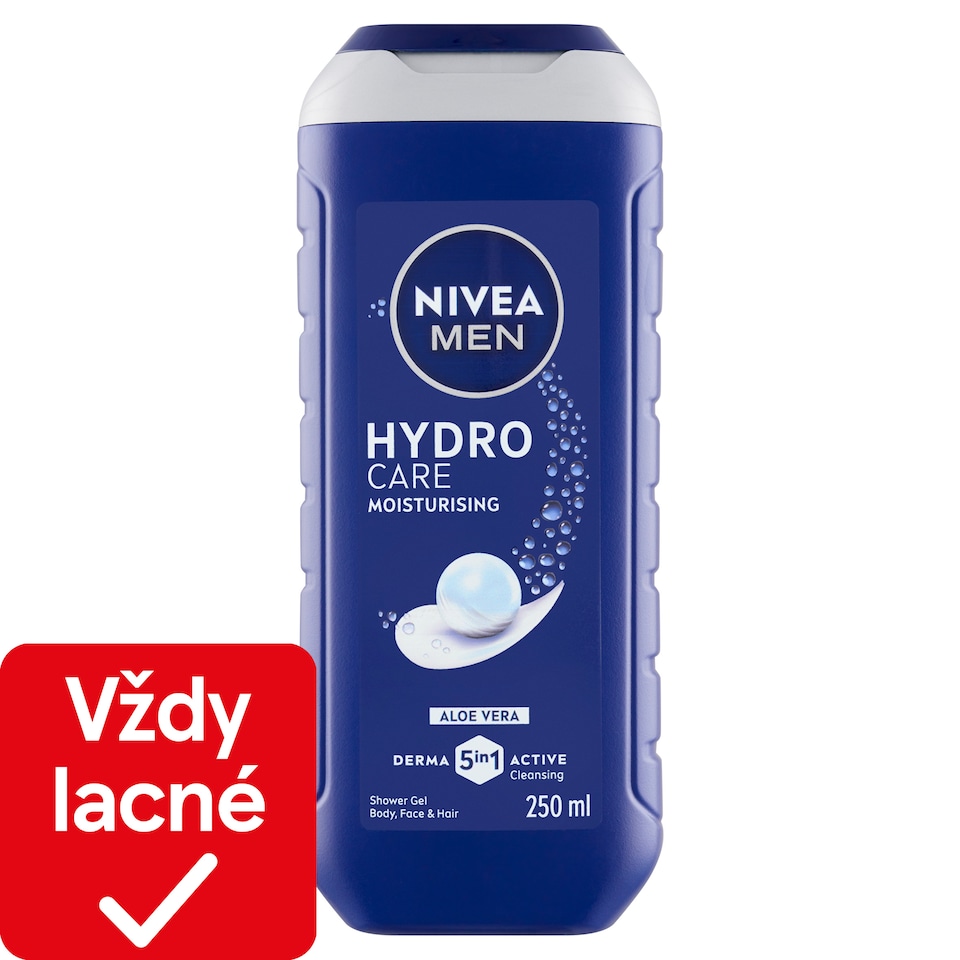 obrázok 1 z Nivea Men Hydro Care 5 v 1 Sprchovací gél 250 ml
