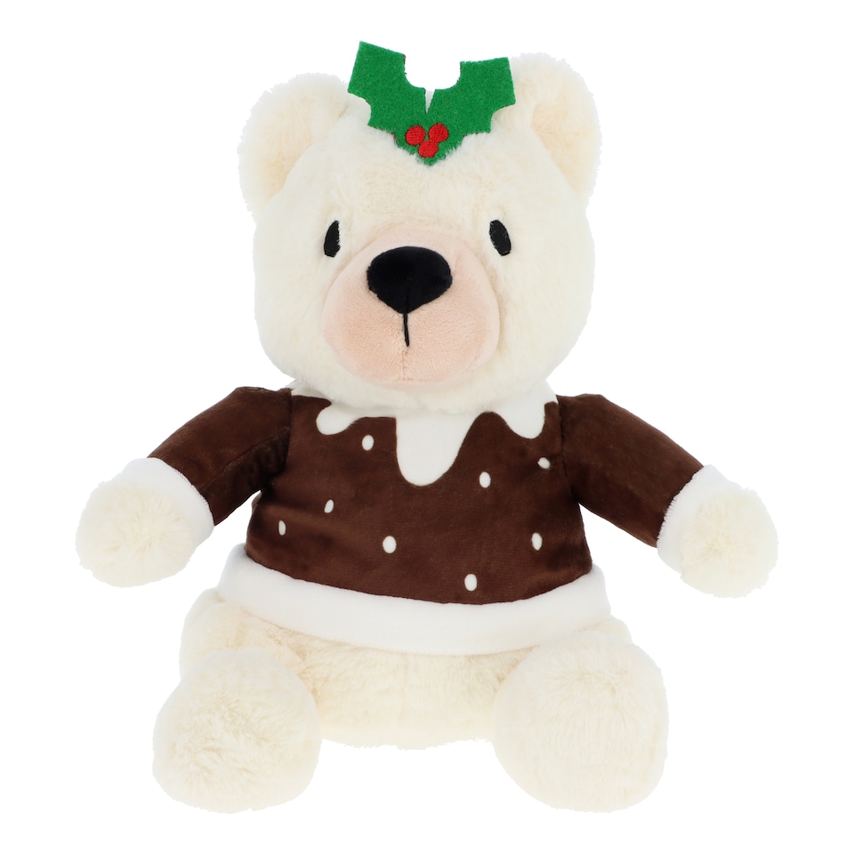 Tesco Pudding Polar Bear Plush