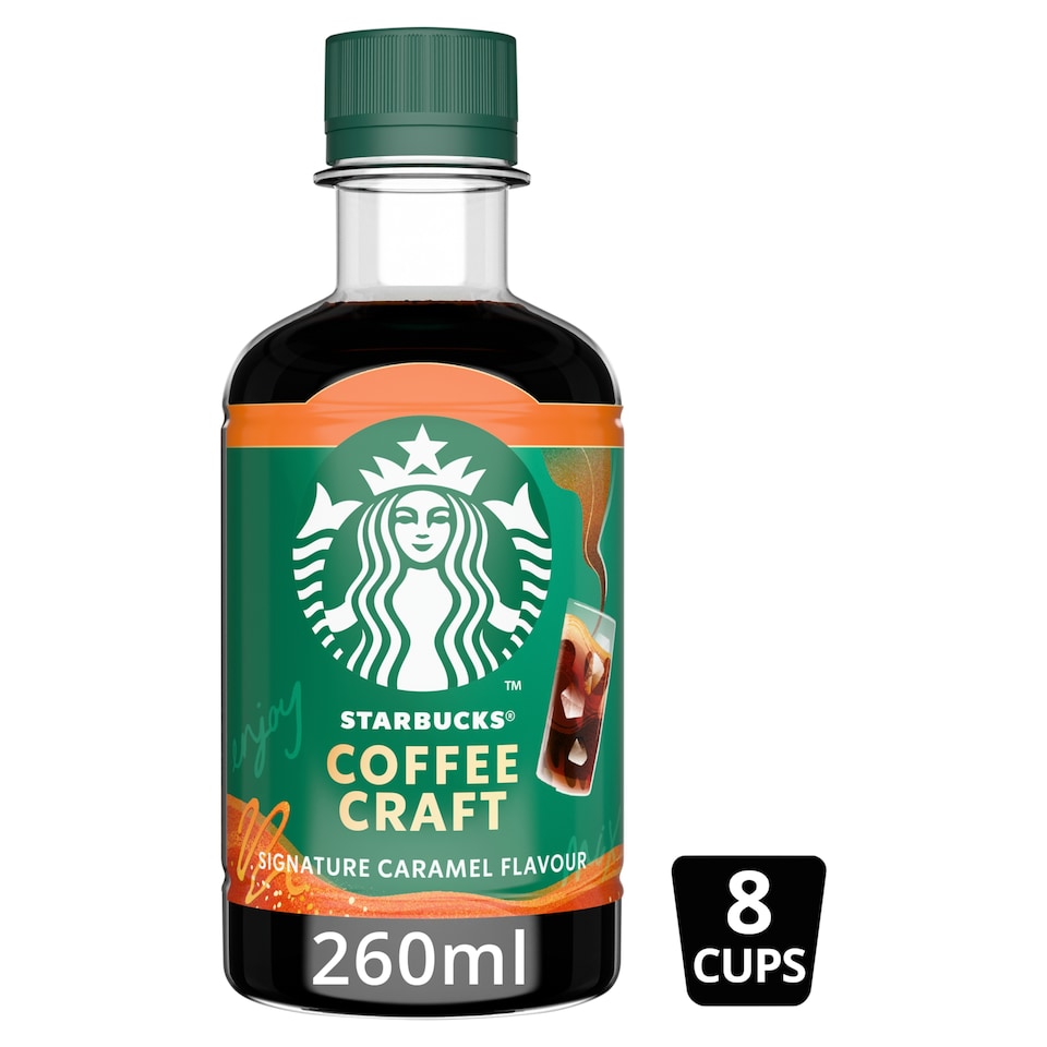 image 1 of Starbucks Iced Coffee Signature Caramel Flavour Concentrate 260ml