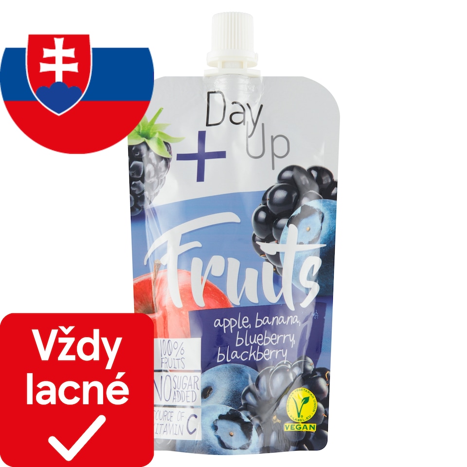 image 1 of Day Up Apple Puree with Banana, Blueberry, Blackberry and Vitamin C 100 g