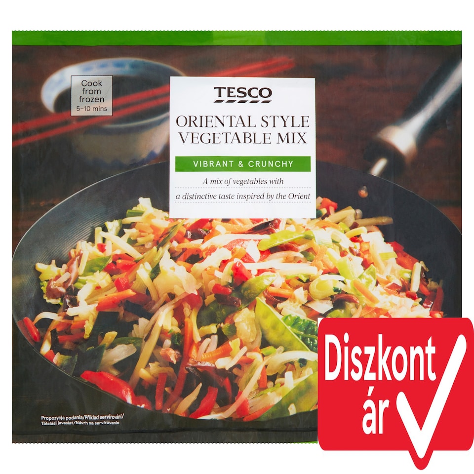 Tesco Quick-Frozen Oriental Style Vegetable Mix 450 g