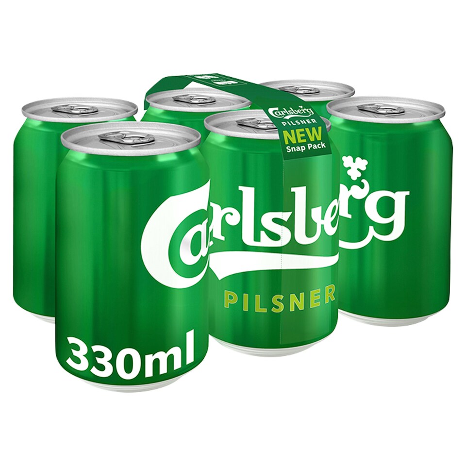 Carlsberg Pilsner 6X330ml Can