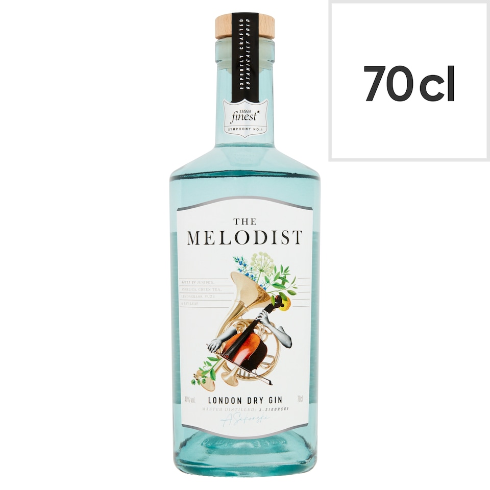 Tesco Finest The Melodist London Dry Gin 70Cl