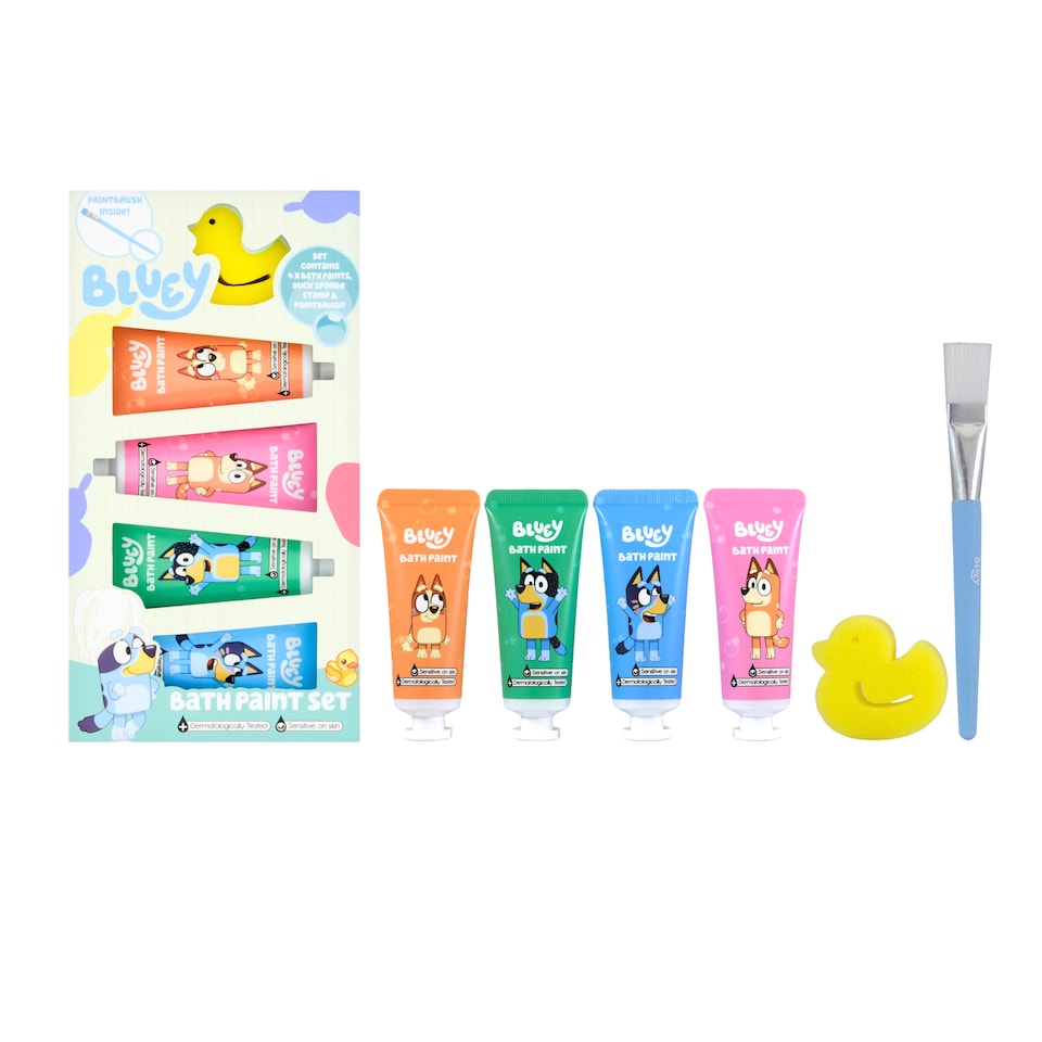 image 1 of Bluey bath paint set