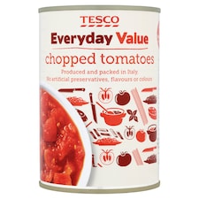 Tesco Everyday Value Chopped Tomatoes 400G