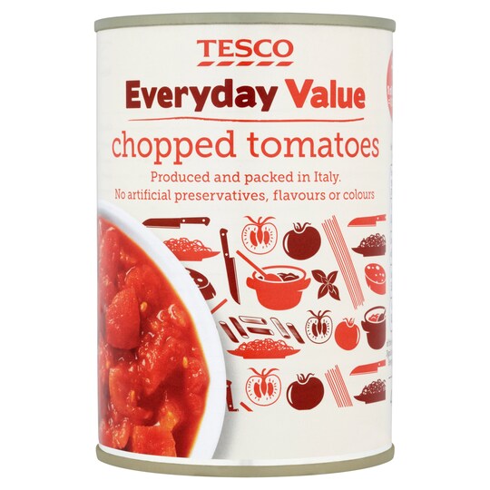 Tesco Everyday Value Chopped Tomatoes 400G