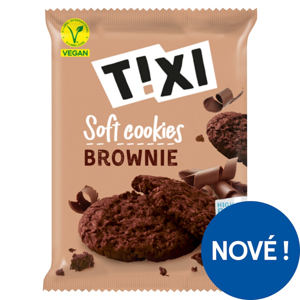 Tixi Měkká brownie sušenka s čokoládou a kakaem 50g