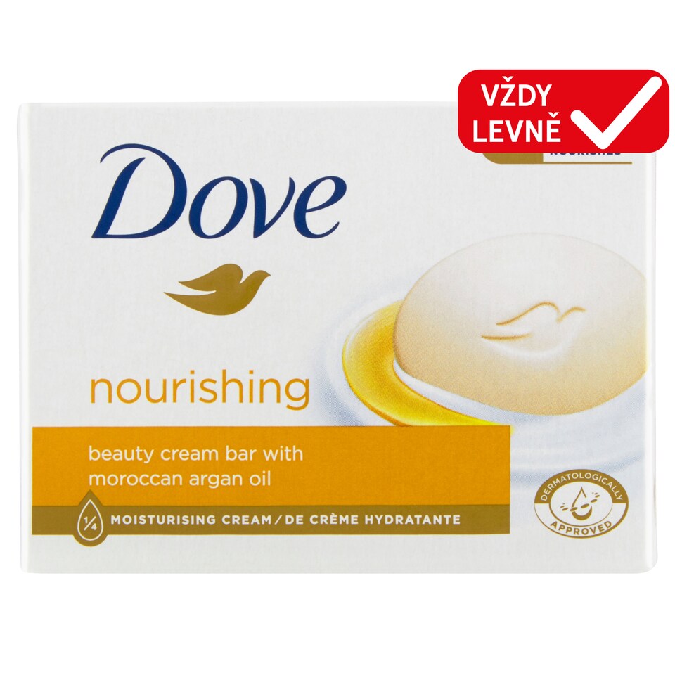 Obrázek 1 pro produkt Dove Nourishing Arganový olej Krémová tableta 90g