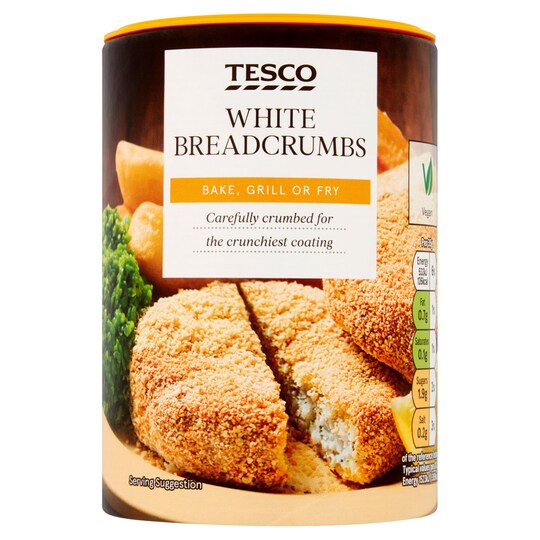 Tesco White Breadcrumbs 175G Tesco Groceries