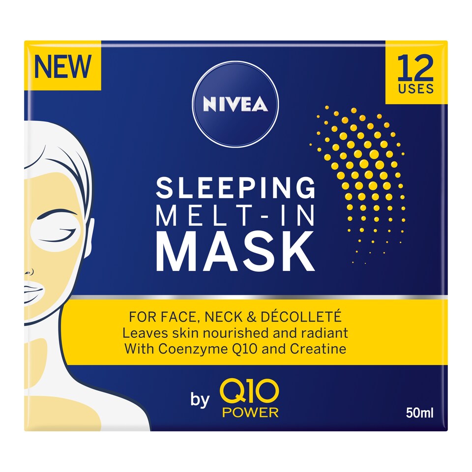 image 1 of Nivea Q10 Power Sleeping Melt-In Mask 50Ml