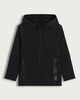 image 5 of F&F Active Boys Hooded Zip Up Jacket in Black