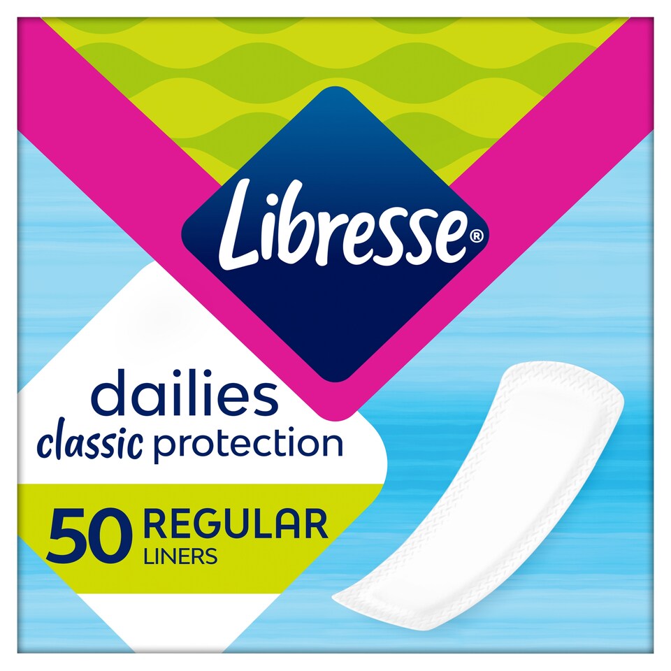 Libresse Dailies Classic Protection Regular Panty Liner 50 pcs