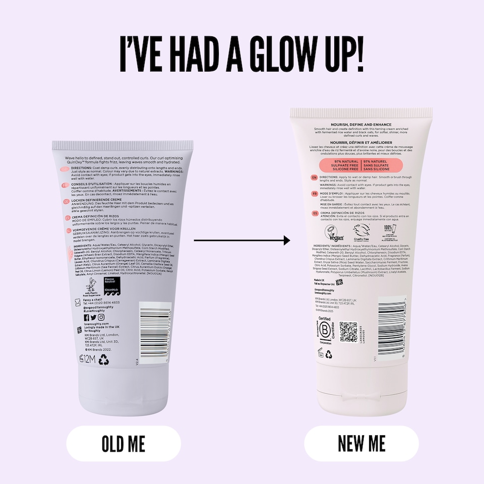 image 1 of Noughty Wave Curl Defining Taming Cream 150Ml