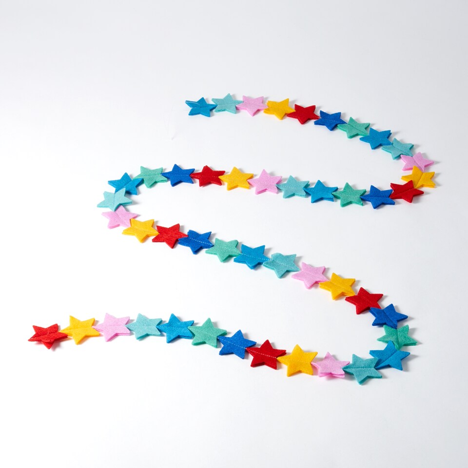 image 1 of Paperchase Cosmic Christmas 2 Metre Star Garland