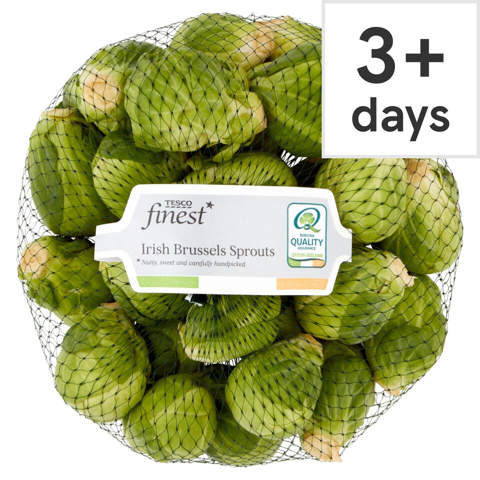 image 1 of Tesco Finest Irish Brussel Sprouts 500G