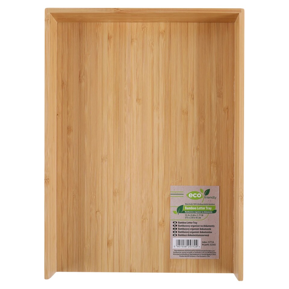 Eco Friendly bambusz dokumentumszervező 315 x 230 x 45 cm  1. kép