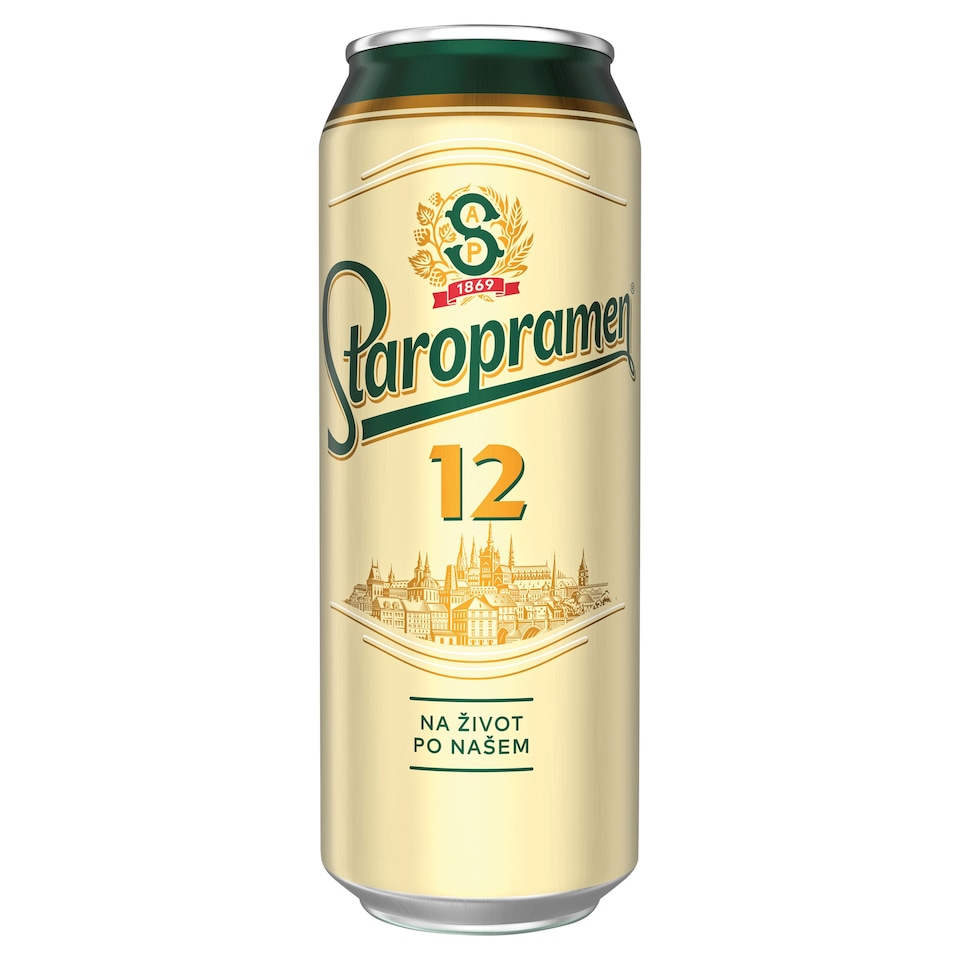 Staropramen 12 pivo ležák světlý 0,5l