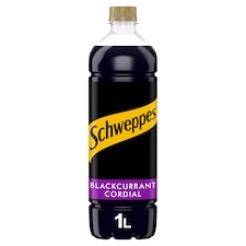 Schweppes Blackcurrant Cordial 1 Litre