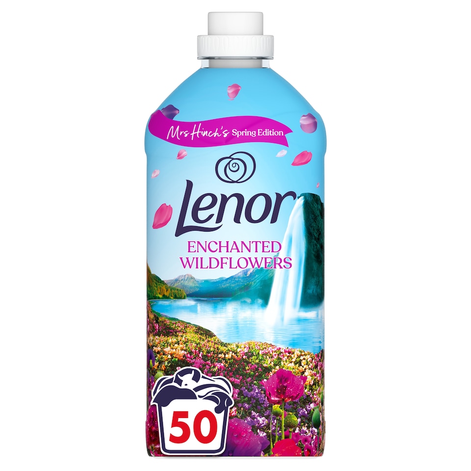 image 1 of Lenor Fabric Conditioner Mrs Hinch's Spring Edition Enchanted Wildflowers 50 washes 1.65L