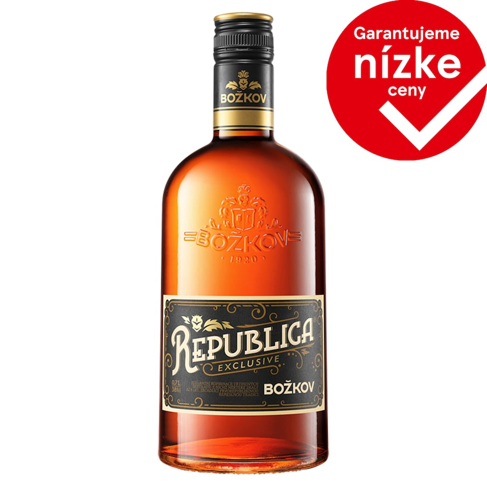 Božkov Republica Exclusive 38% 0.7 L