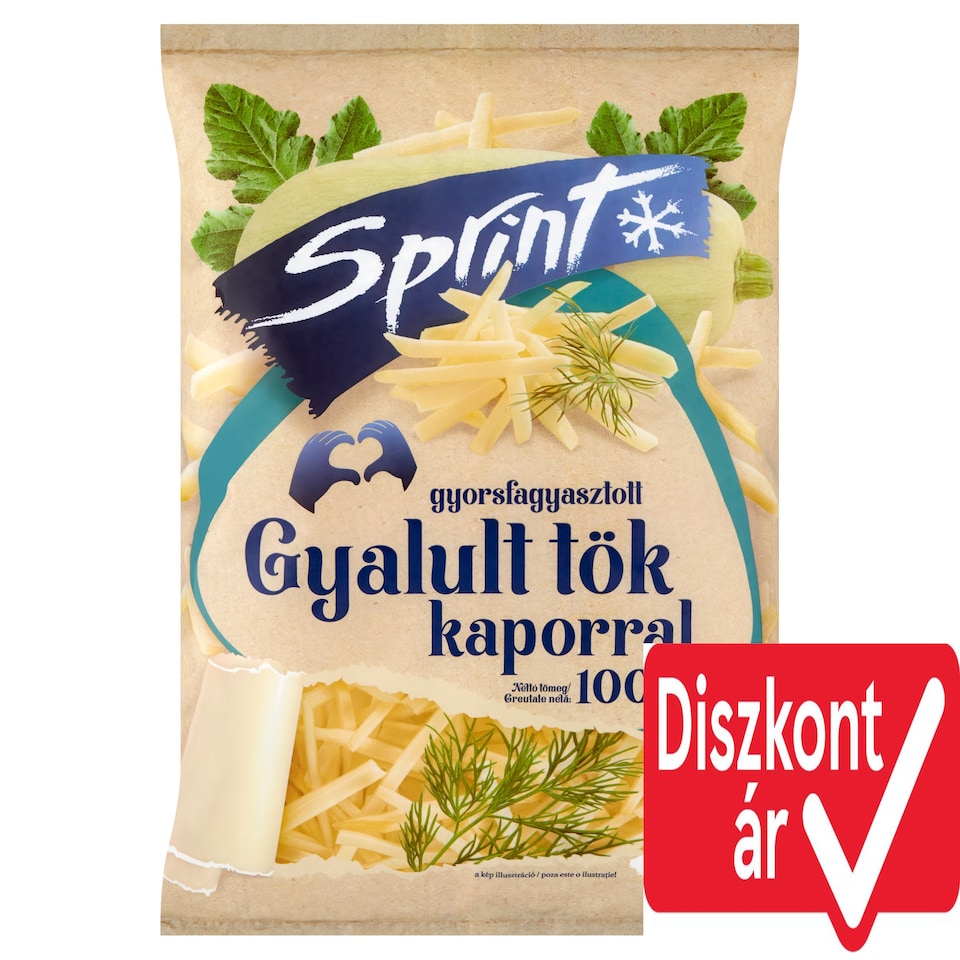 Sprint Quick-Frozen Shredded Pumpkin with Dill 1000 g