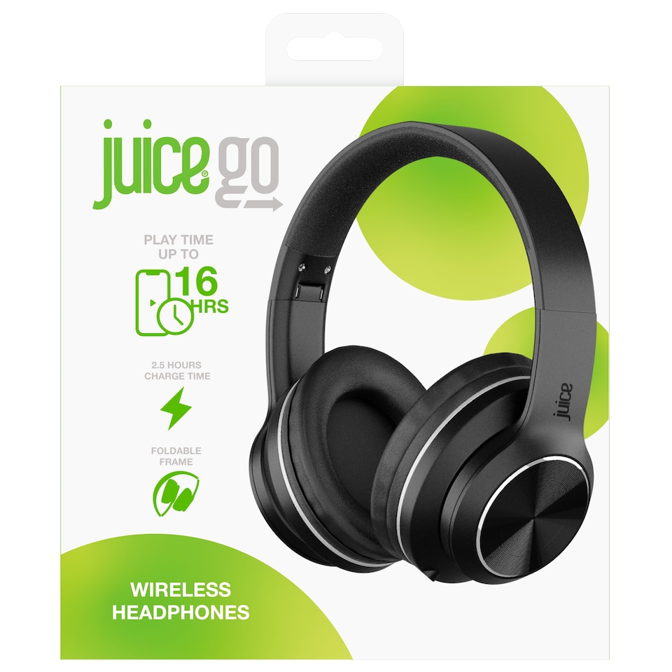 image 1 of Juice Go Wireless Headphones Black