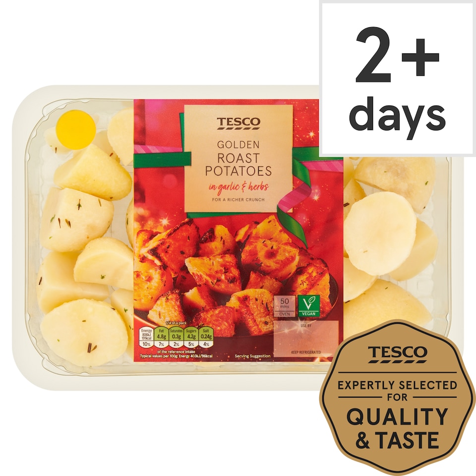 Tesco Seasoned Roast Potatoes 800G