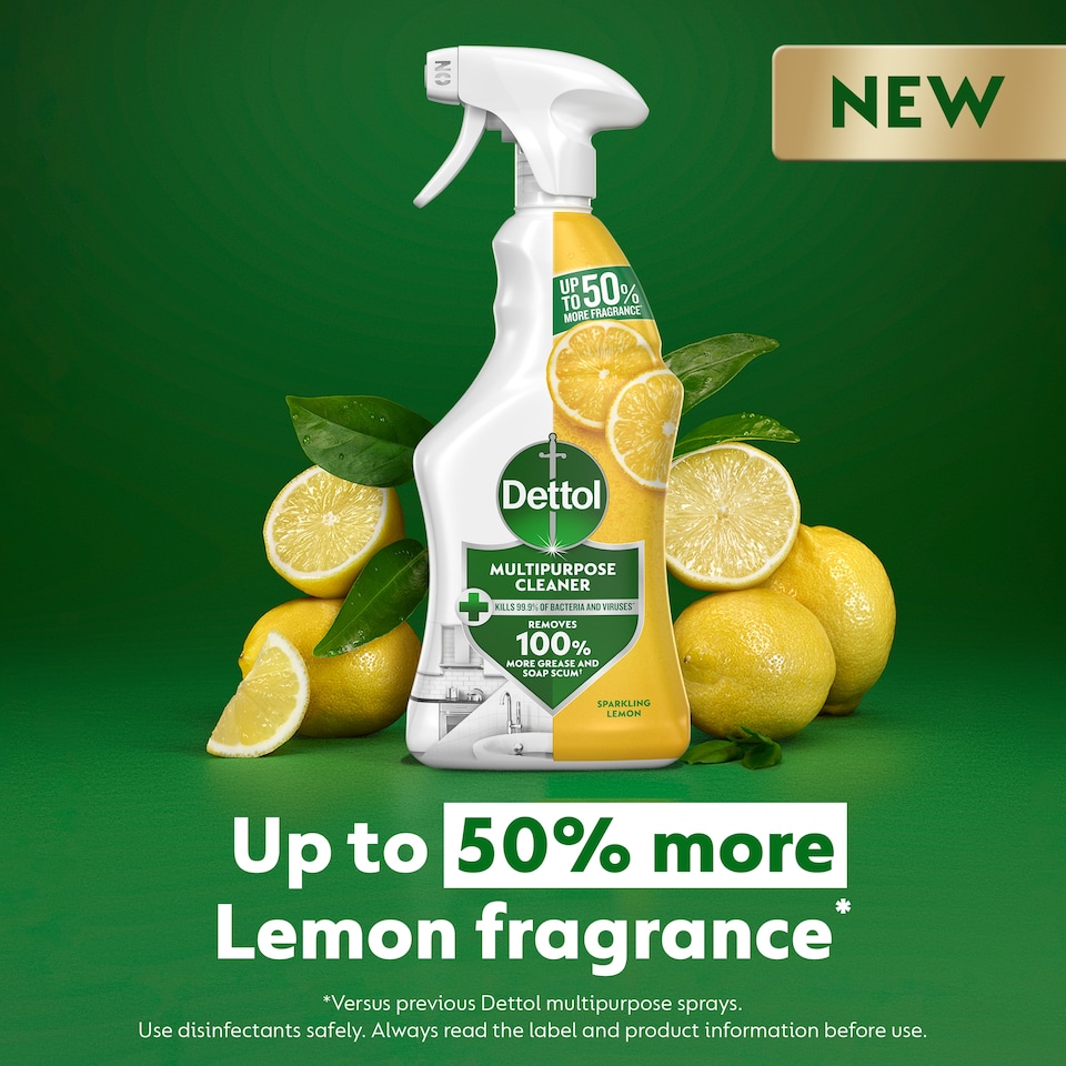 image 1 of Dettol Multipurpose Cleaning Spray Sparkling Lemon 750ml