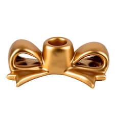 Candlelight Ceramic Bow Candle Holder