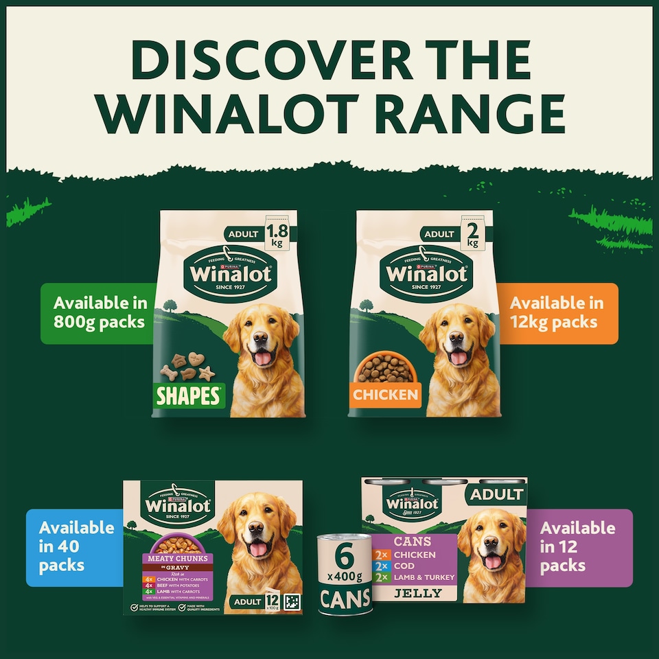 image 1 of WINALOT Shapes Dog Biscuits 800g