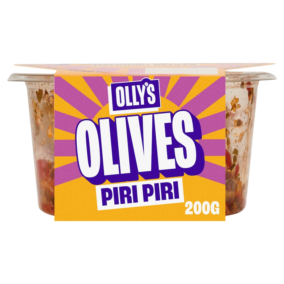 image 1 of Olly's Piri Piri Halkidiki Olives 200g