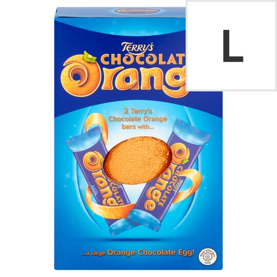Terry's Chocolate Orange Large Hollow Easter Egg 266G Tesco Groceries