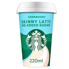 Starbucks Skinny Latte No Added Sugar Iced Coffee 220ml