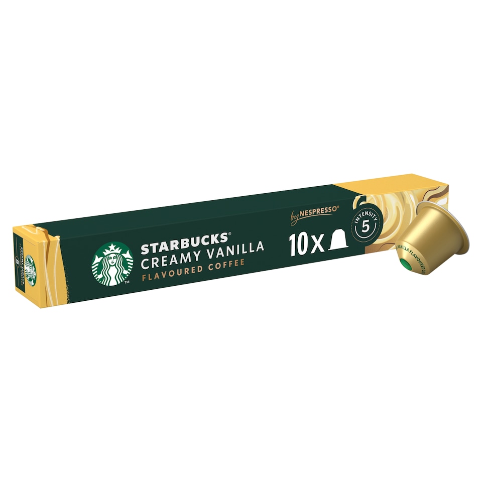 image 1 of Starbucks Creamy Vanilla Flavoured Coffee Pods x10 51g