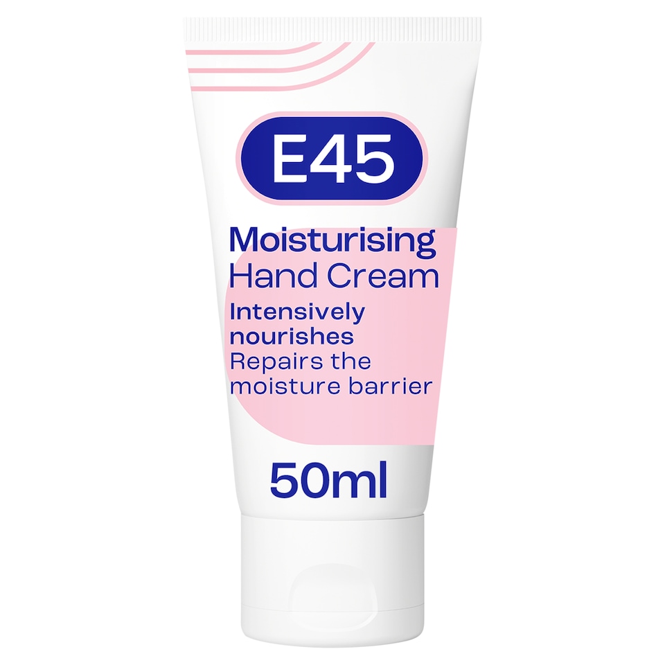image 1 of E45 Daily Moisturiser Hand Cream for Dry Hands 50g