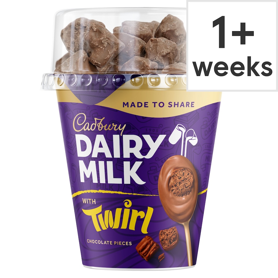 Cadbury Dairy Milk Chocolate Dessert with Twirl Pieces 345g
