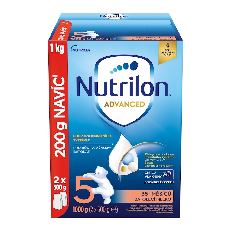 obrázok 1 z NUTRILON Advanced 5 batoľacie mlieko 1000g