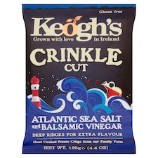 Keogh's Crinkle Cut Crisps Salt&Vinegar125g
