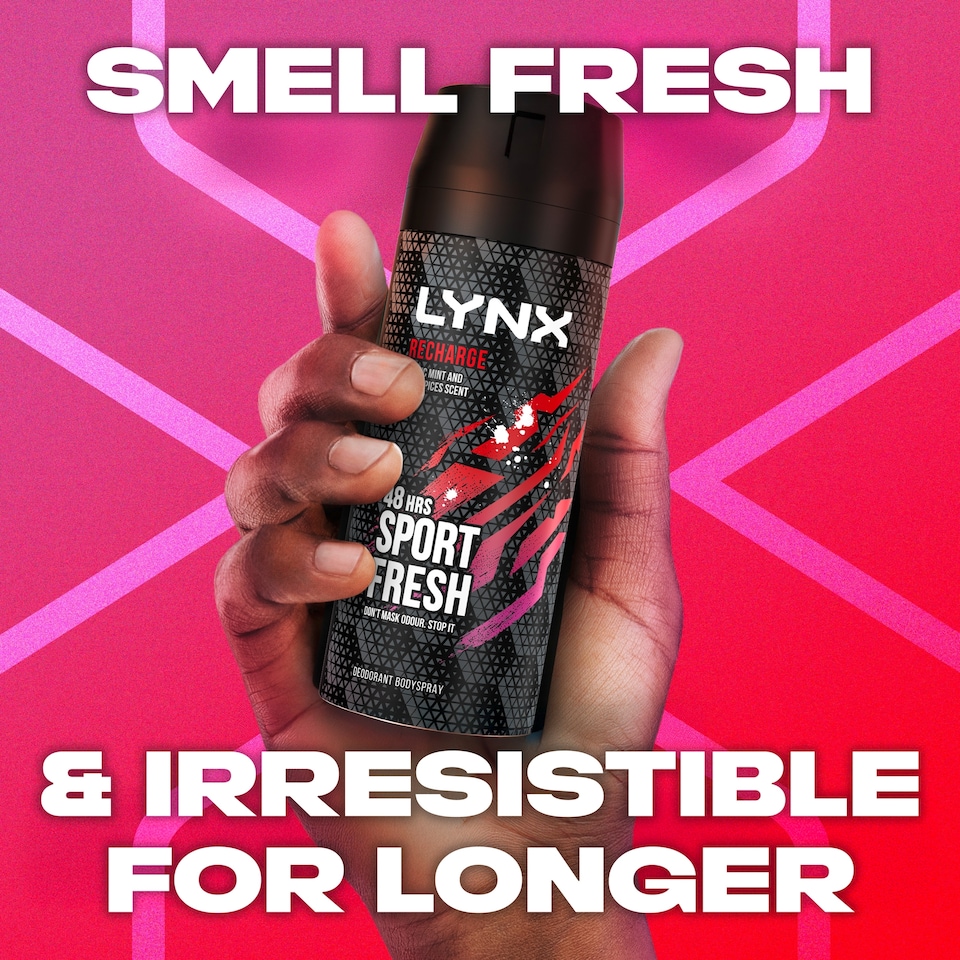 image 1 of Lynx Recharge Sport Fresh 48h Deodorant Bodyspray 150ml