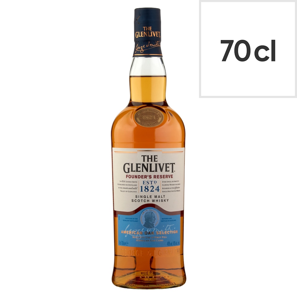 The Glenlivet Founder's Reserve Single Malt Scotch Whisky 70cl
