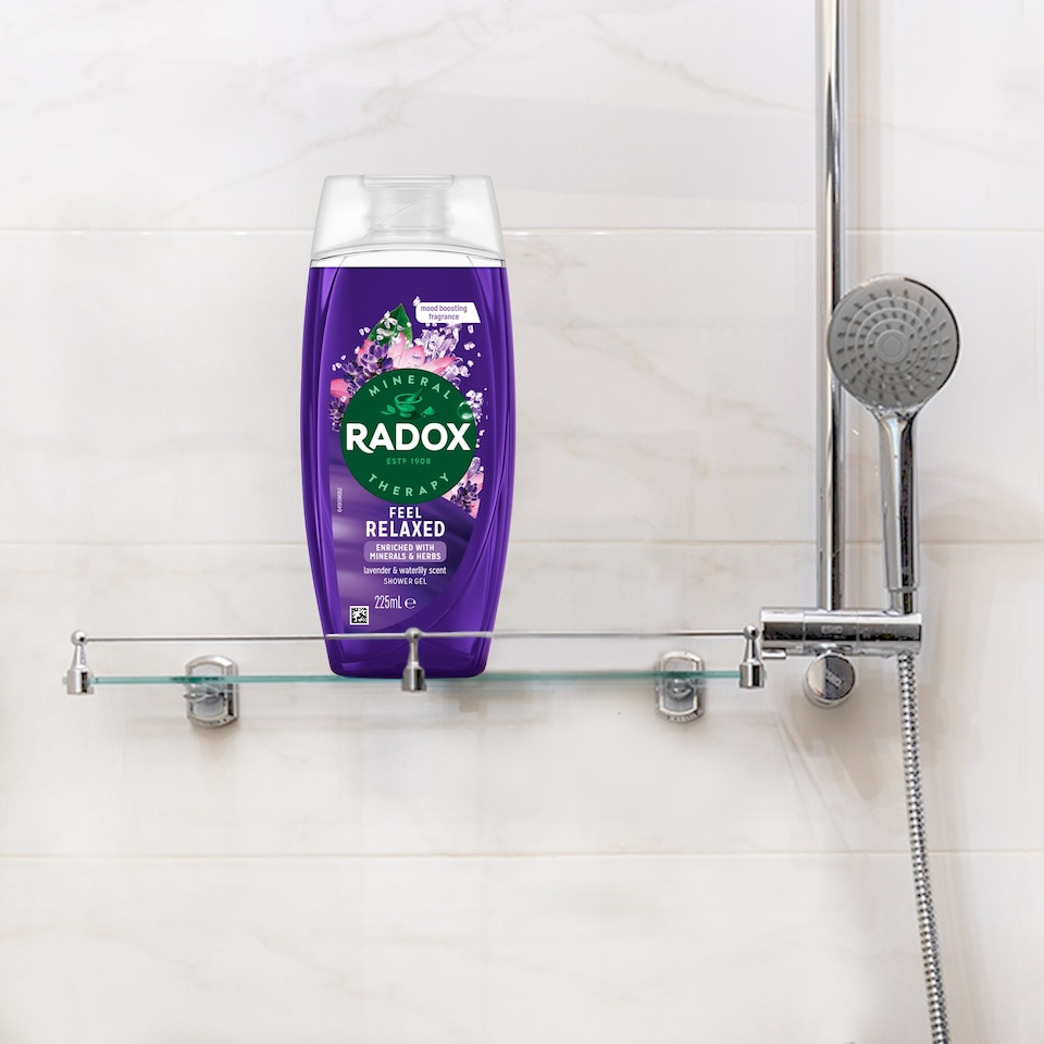 image 1 of Radox Lavender Feel Relaxed Shower Gel Body Wash 225ml