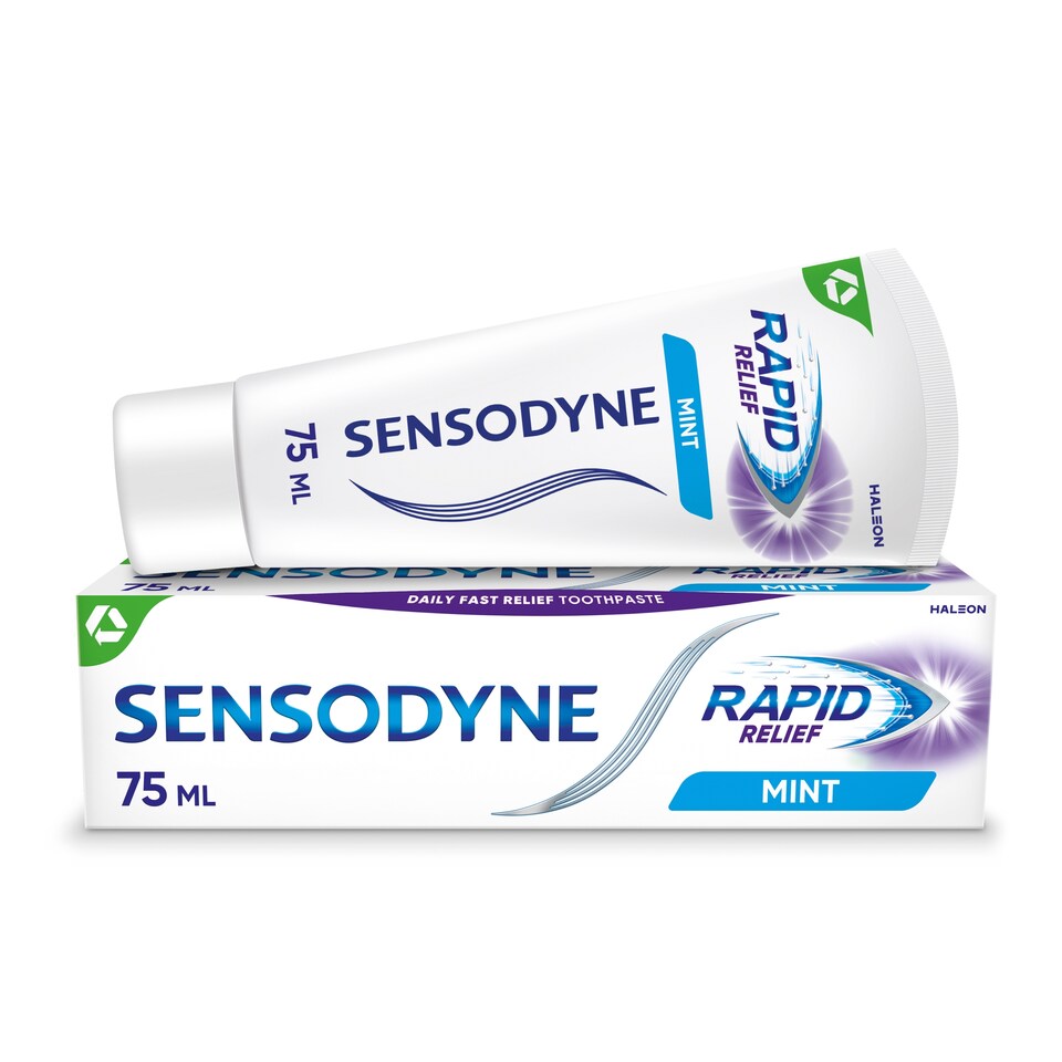 Sensodyne Rapid Relief Mint fluoridos fogkrém 75 ml 1. kép