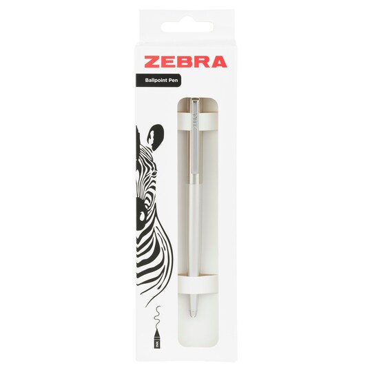 Zebra 901 Ballpoint Pen Silver Tesco Groceries