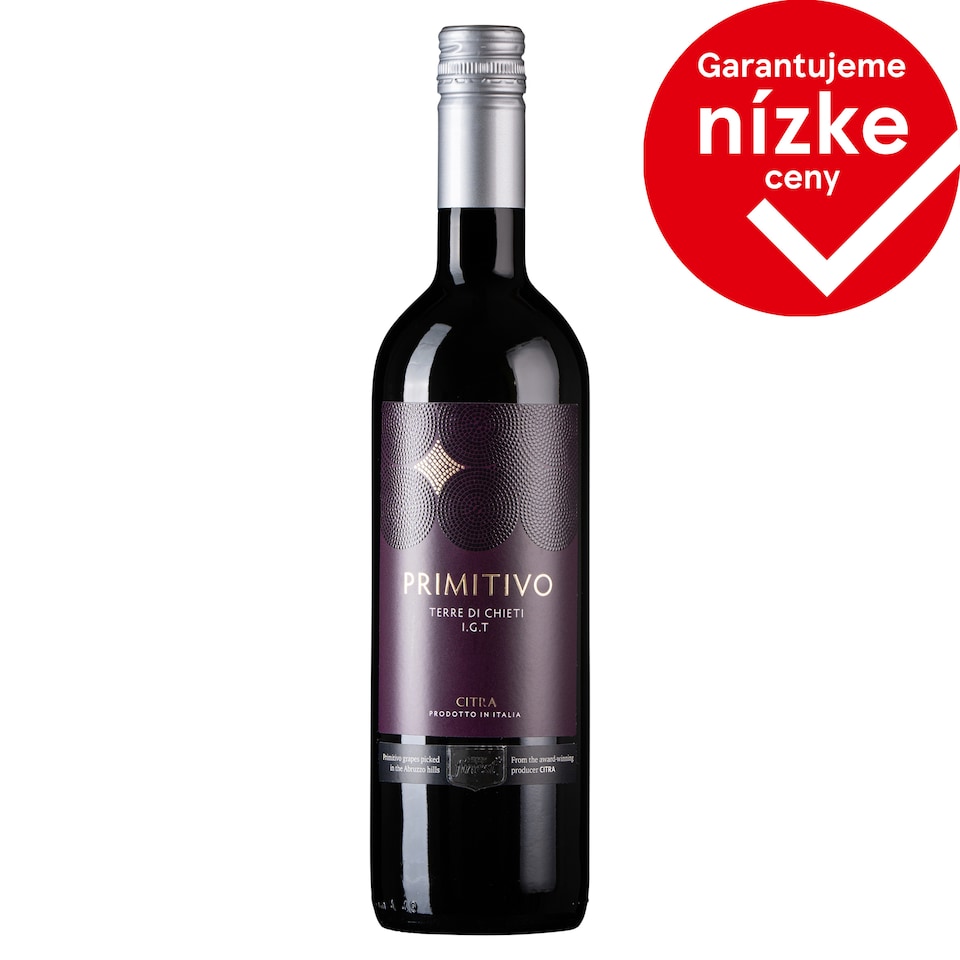 Tesco Finest Primitivo Terre d'Abruzzo Red Wine 750 ml