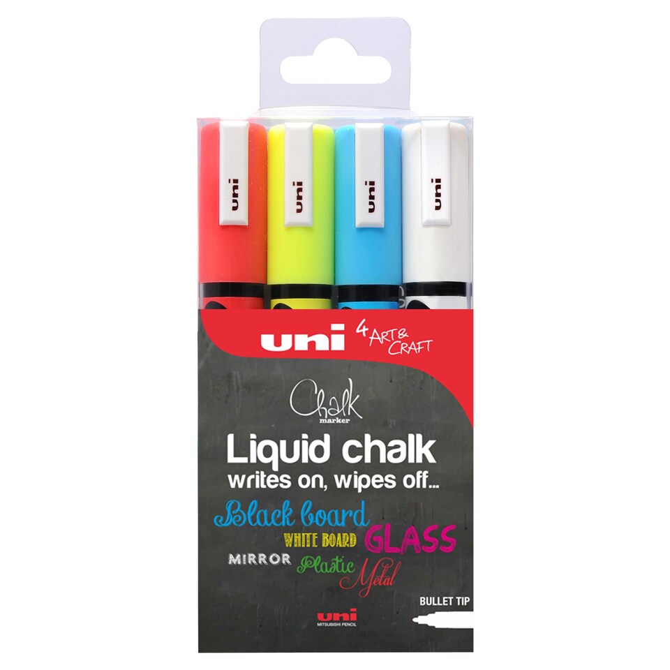 image 1 of Uniball Chalk Pack Of 4