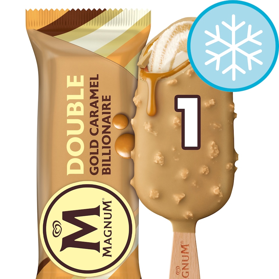 image 1 of Magnum Double Gold Caramel Billionaire Ice Cream Stick 85ml