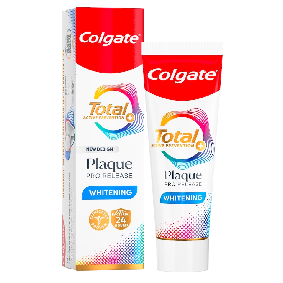 image 1 of Colgate Total Plaque Pro Release Whitening Toothpaste 75ml